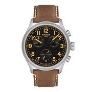 TISSOT CHRONO L 42MM – BEIGE NAHKARANNEKE / MUSTA KELLOTAULU 