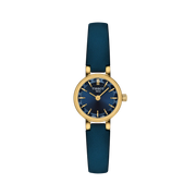 TISSOT LOVELY ROUND 19.5MM – KULTA PVD / SININEN TAULU 