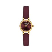 TISSOT LOVELY ROUND 19.5MM – KULTA PVD / BORDEAUX 