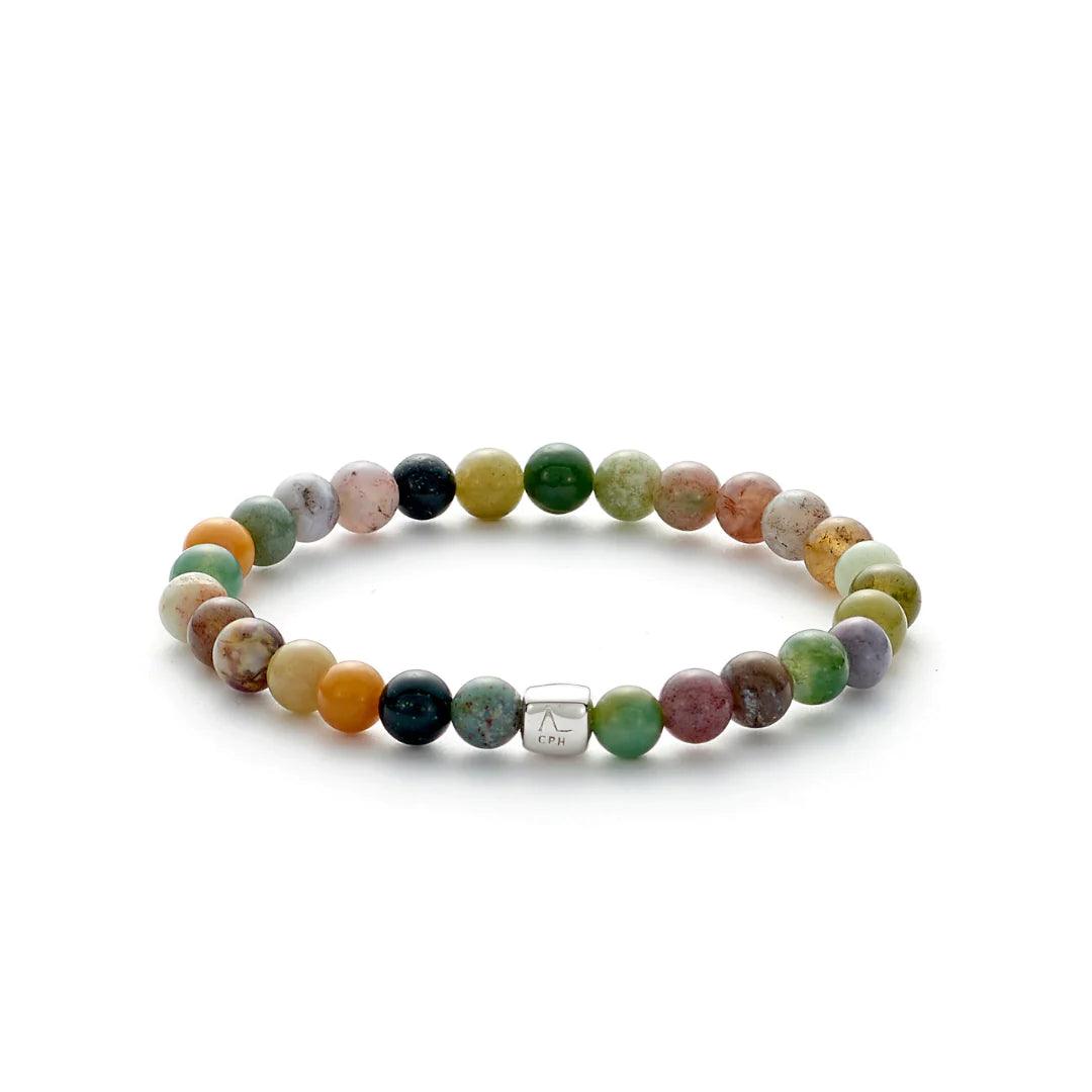 Alexander Lyngaard Armbånd - Indian Agate 6mm – C00912-001
