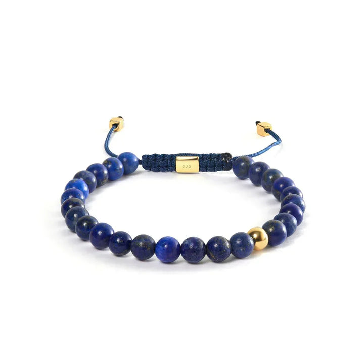 Alexander Lynggaard Armbånd Lapis Braided 6mm – B00152