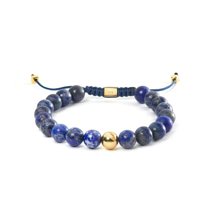 Alexander Lynggaard Armbånd Lapis Braided 8mm – produktbillede 2