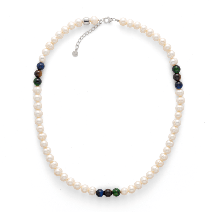 Alexander Lynggaard Halskæde - Pearls & Tiger Eye – P00004