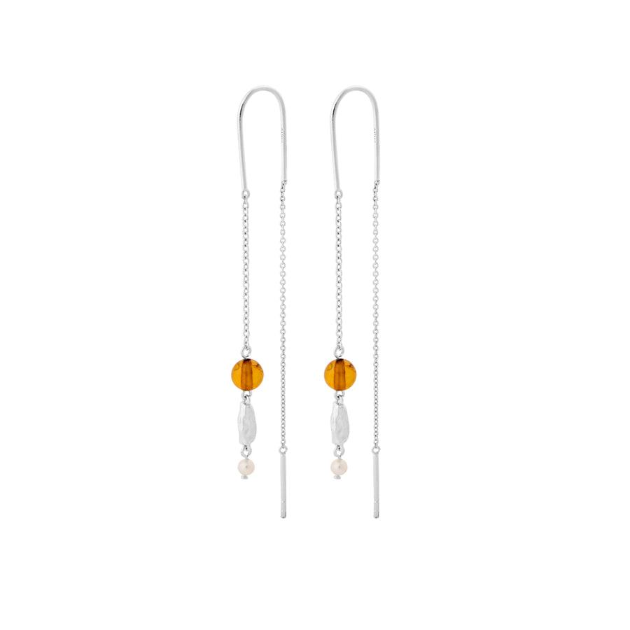 Amber Glow Øreringe – E-359-S