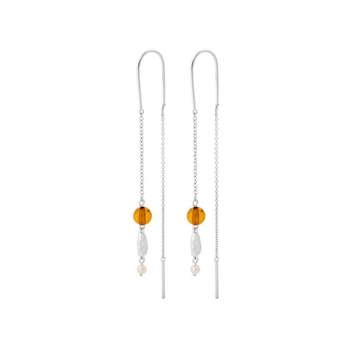 Amber Glow Øreringe – E-359-S