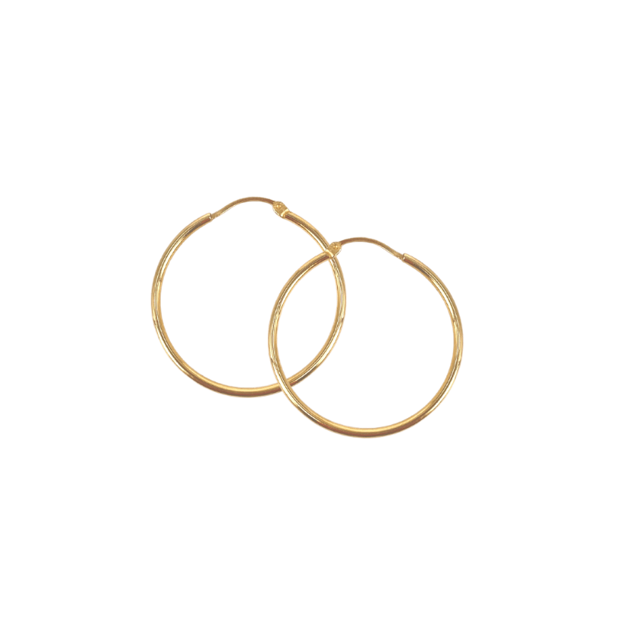 Aqua Dulce Ana Hoop I Forgyldt Sølv - 5728 – 5728