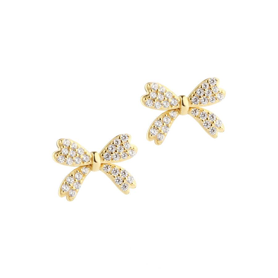 Aqua Dulce Big Darling Bow Ørestikker Forgyldt – 5805