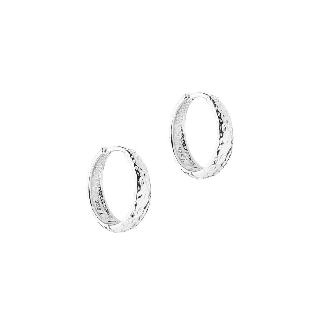 Aqua Dulce Cappa Medium Hoop i Sølv – 6237
