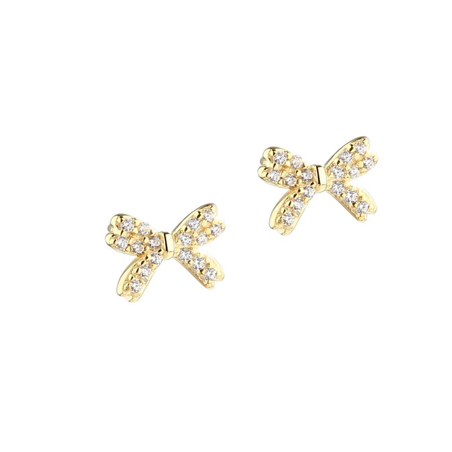 Aqua Dulce Darling Bow Ørestikker Forgyldt – 5698