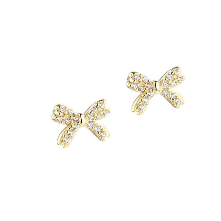 Aqua Dulce Darling Bow Ørestikker Forgyldt – 5698