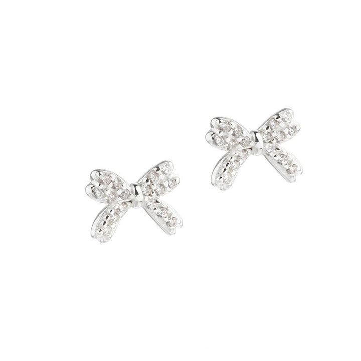 Aqua Dulce Darling Bow Ørestikker Sølv – 5697