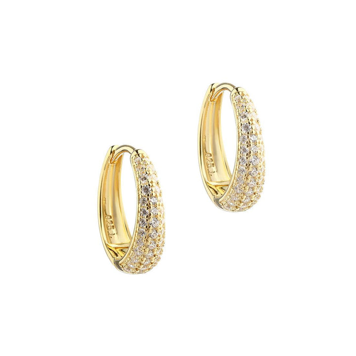 Aqua Dulce Darling Emma Medium Hoop Forgyldt - 5863 – 5863