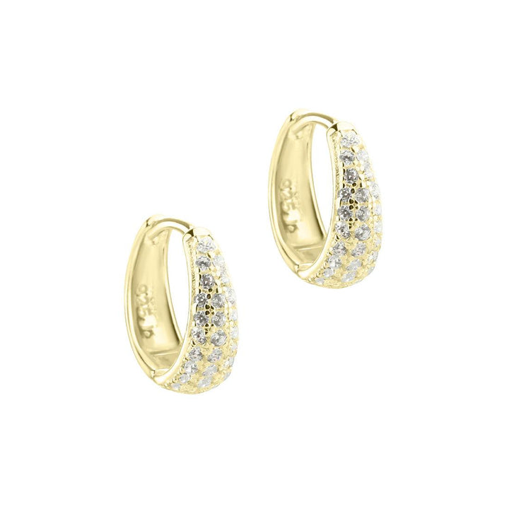 Aqua Dulce Darling Emma Small Hoop Forgyldt - 5861 – 5861