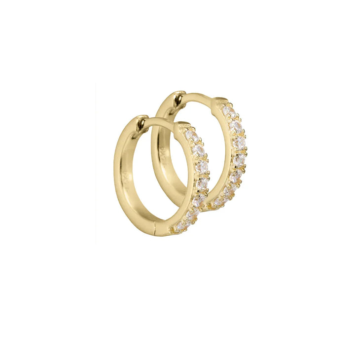 Aqua Dulce Darling Øreringe Sølvforgyldt 15 mm - 2292 – 2292