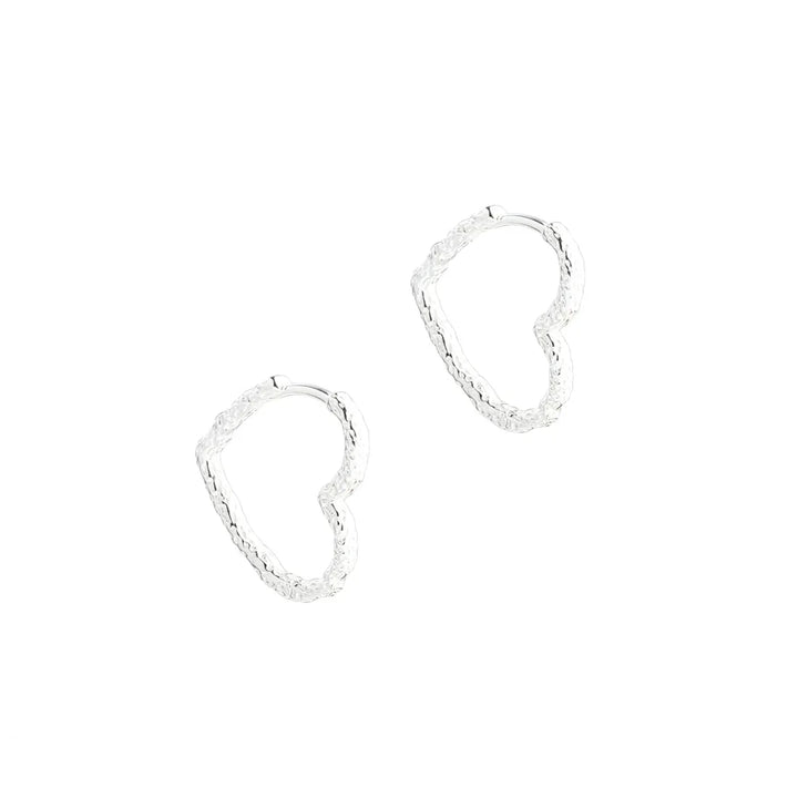 Aqua Dulce Love Me Big Heart Hoop - 5949 – 5949