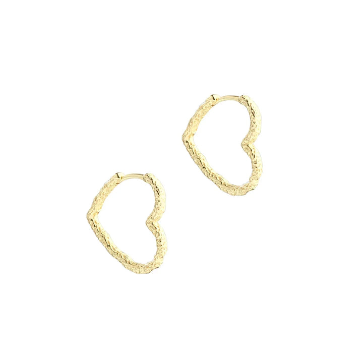 Aqua Dulce Love Me Big Heart Hoop - 5950 – 5950