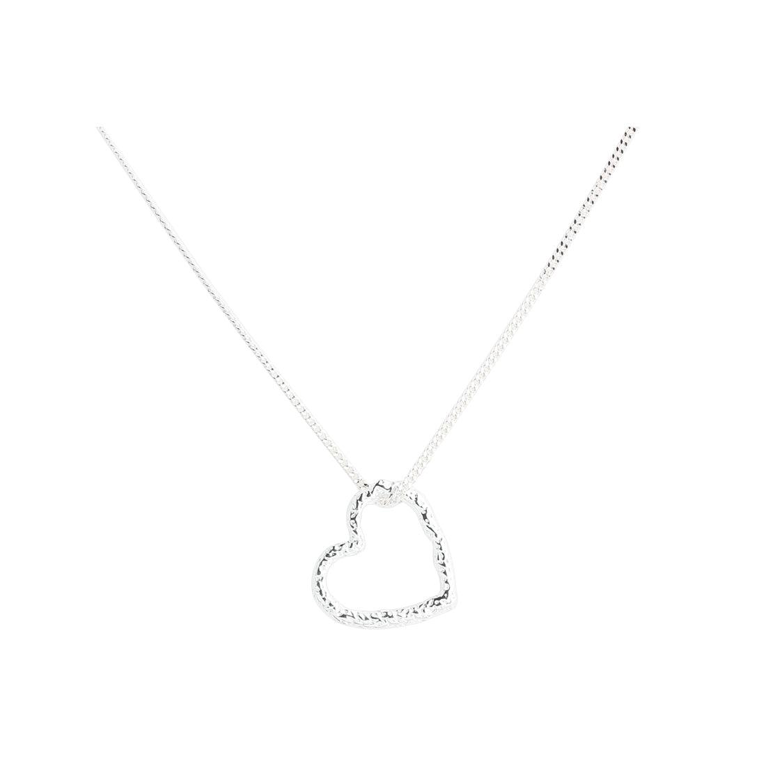 Aqua Dulce Love Me Halskæde i Sølv – 6081