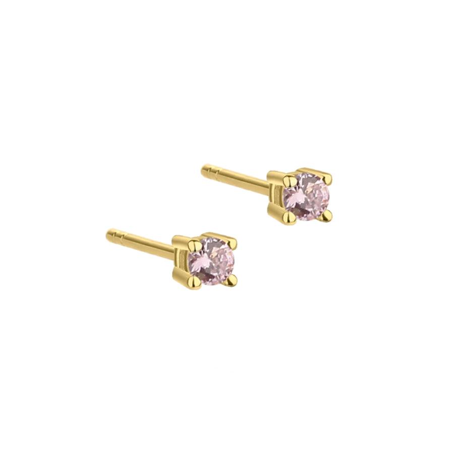 Aqua Dulce Mini Kaya Rosa Ørestikker sølvforgyldt - 5175 – 5175