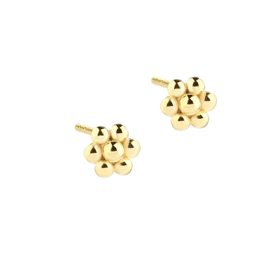 Aqua Dulce Mini Lots Of Flowers Ørestikker Forgyldt – 5674