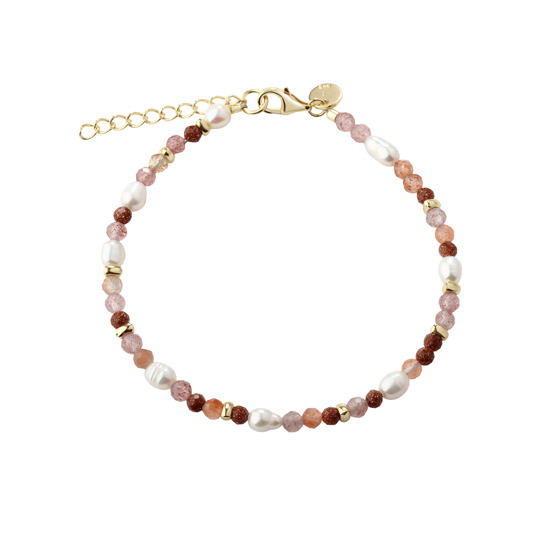 Aqua Dulce Peachy Armbånd i Forgyldt Sølv – 6250