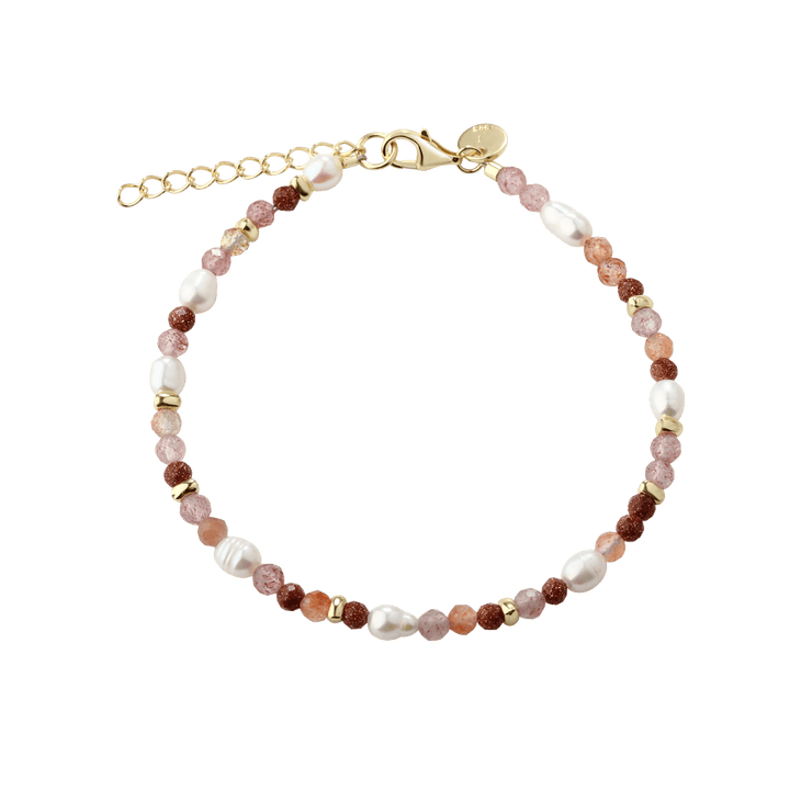 Aqua Dulce Peachy Armbånd i Forgyldt Sølv – 6250