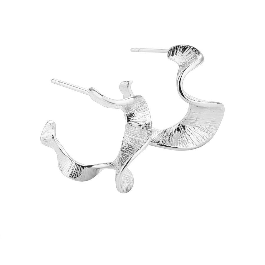 Aqua Dulce Rhumba Medium Hoop I Sølv - 5319 – 5319