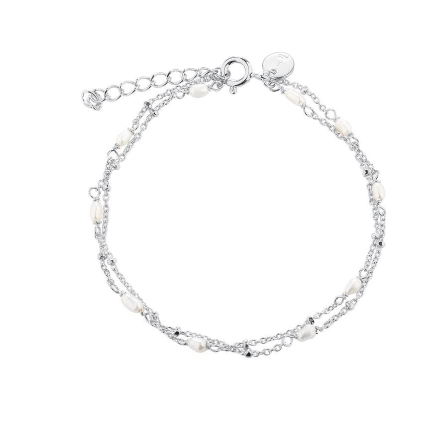 Aqua Dulce Rice Dot Double Armbånd - 5371 – 5371