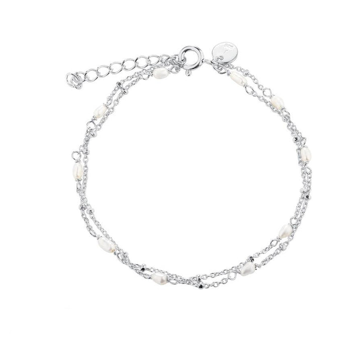 Aqua Dulce Rice Dot Double Armbånd - 5371 – 5371