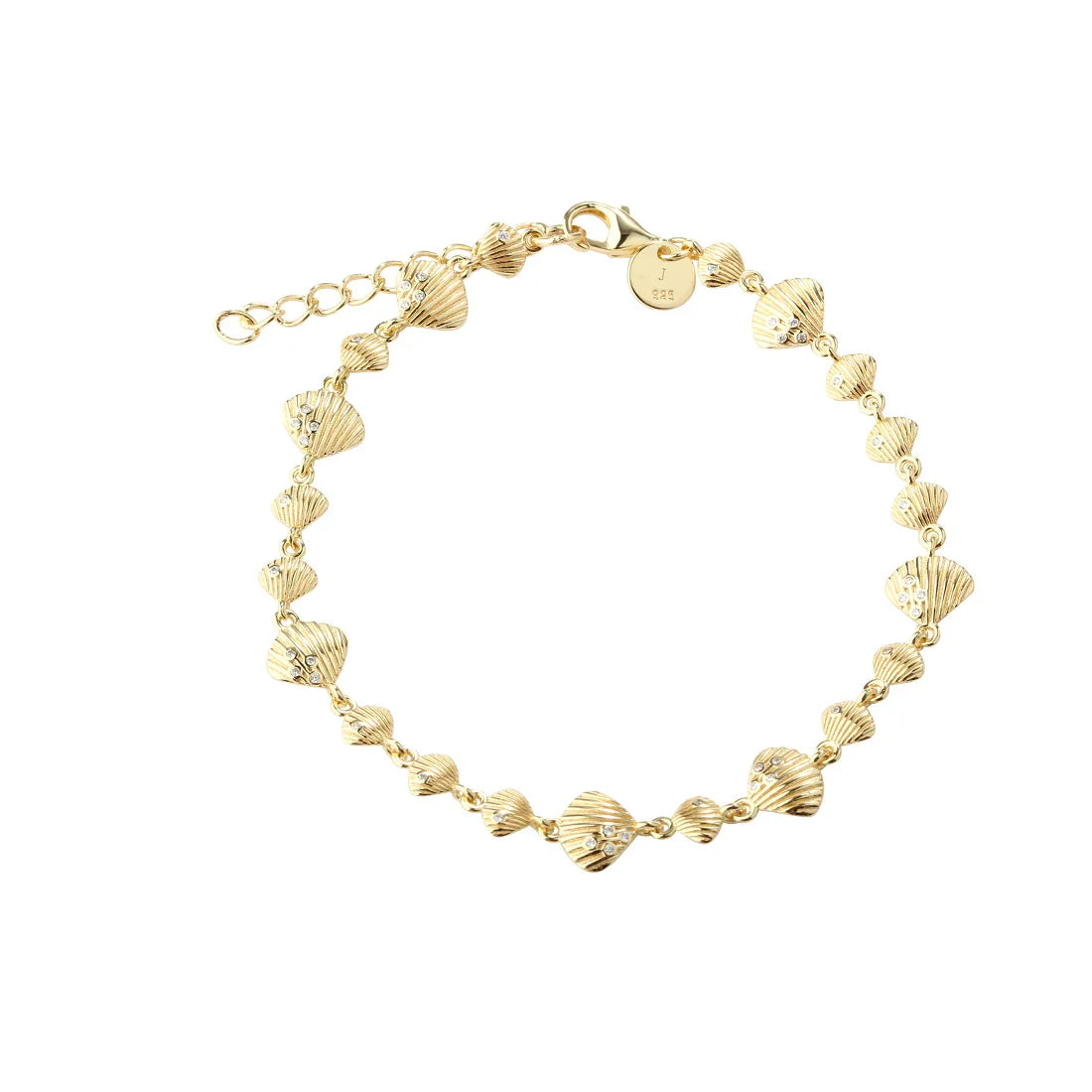 Aqua Dulce Shelly Armbånd I Forgyldt Sølv – 6317