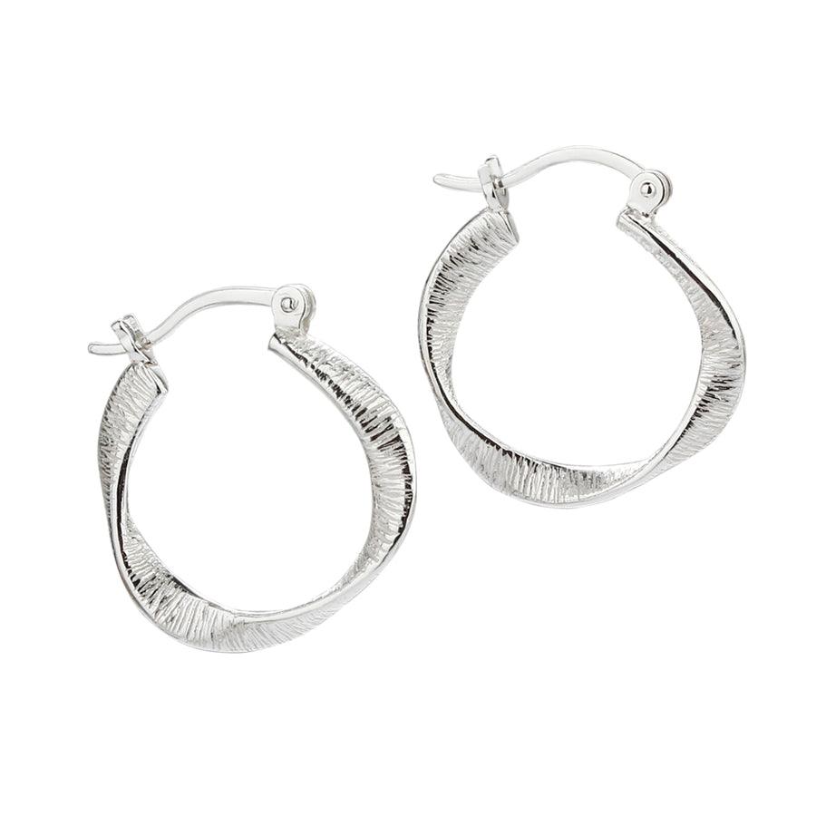 Aqua Dulce Small Twisted Hoop - 5309 – 5309