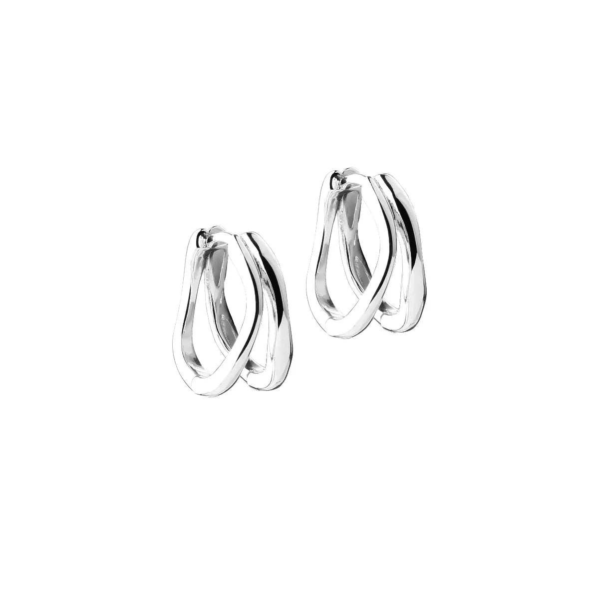 Aqua Dulce Sunella Simple Hoop I Sølv – 6509
