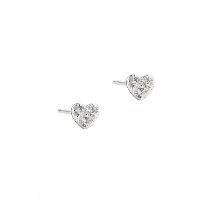 Aqua Dulce Tiny Heart Ørestikker Sølv – 5681
