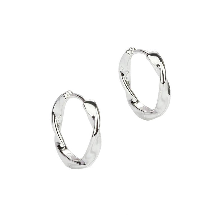 Aqua Dulce Twirl Hoop Sølv 13mm – 5634