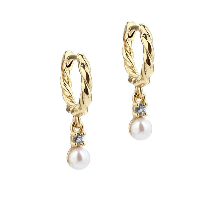 Aqua Dulce Twisted Sky Hoop Forgyldt – 5649