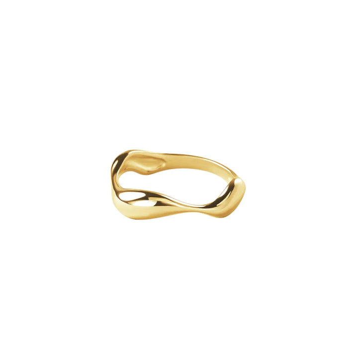 Aqua Dulce Wave Ring I Forgyldt – 6626-001