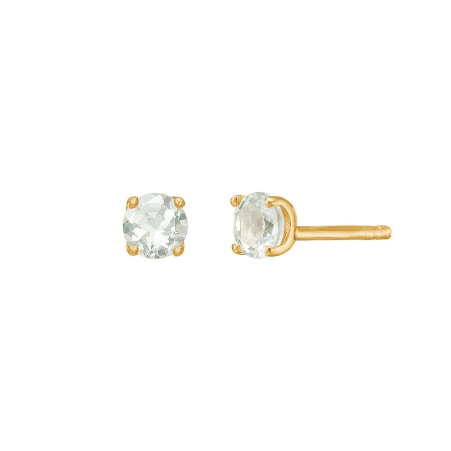 Carré Ørestikker Med Prasiolite – FS4447PRS
