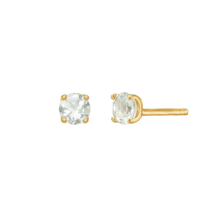Carré Ørestikker Med Prasiolite – FS4447PRS