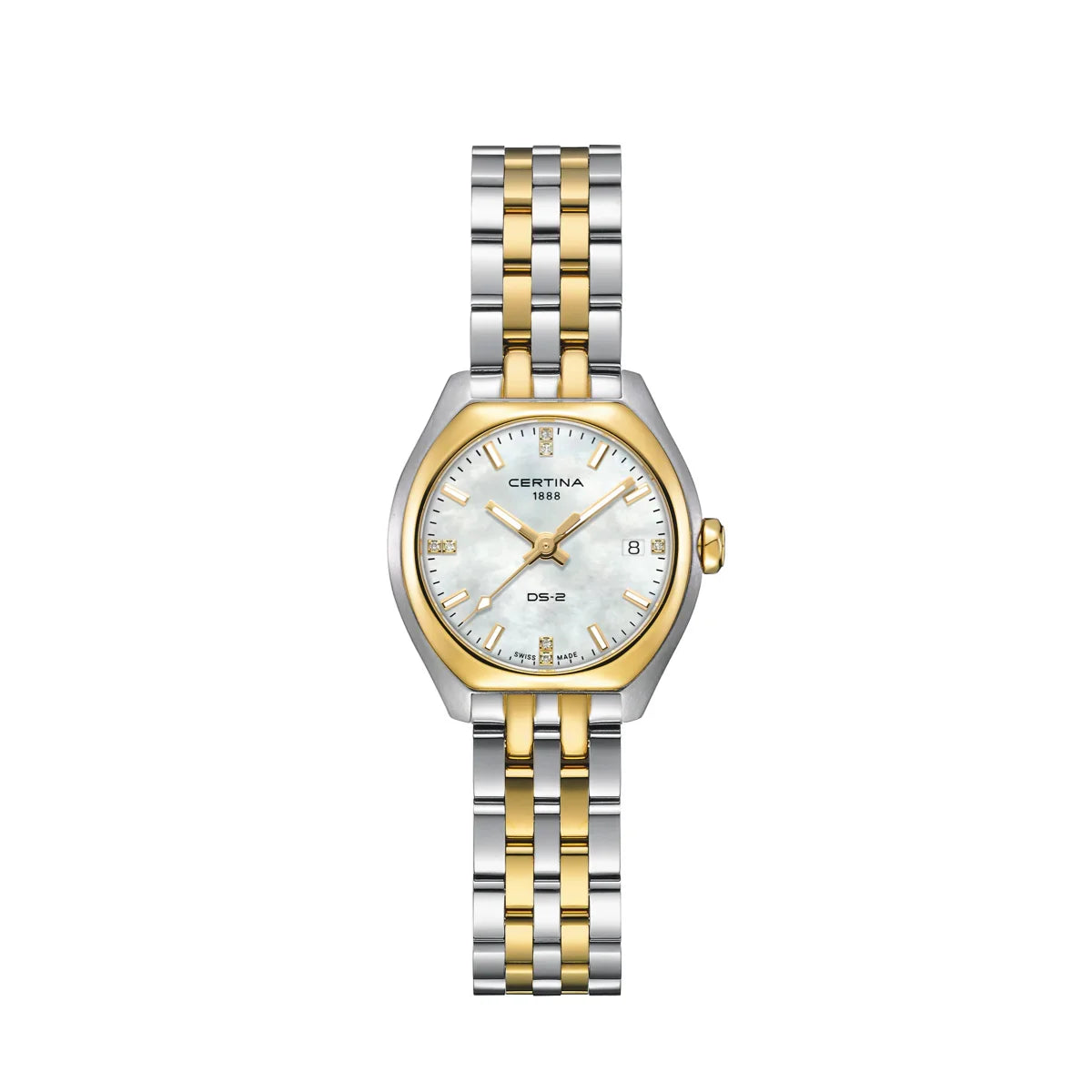 Certina DS-2 Lady Stål m. Guld PVD – C0492102211600