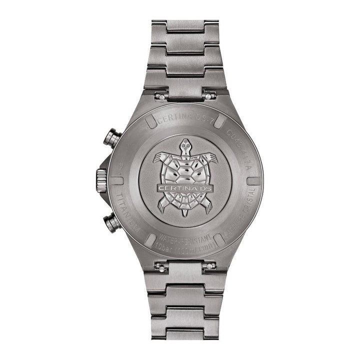 Certina DS-7 Chronograph - Kvarts Blå Titanium 41mm – produktbillede 2