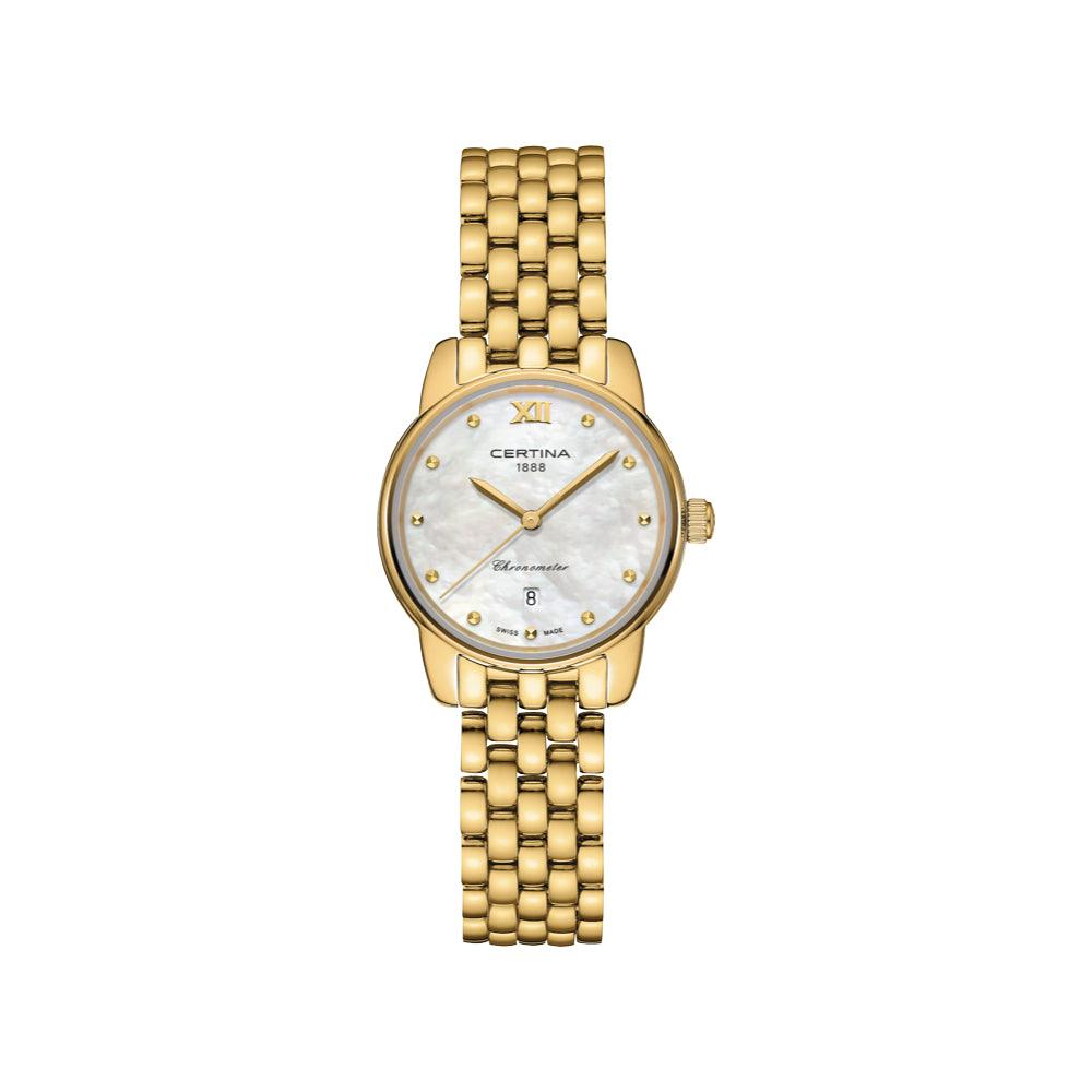 Certina DS-8 Dameur I PVD Farvet Guld – C0330513311800