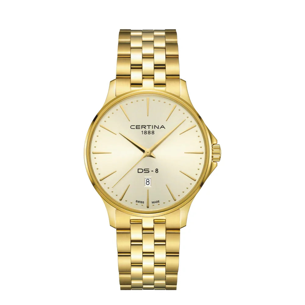 Certina DS-8 Gent Guld PVD 40mm – C0454103336100