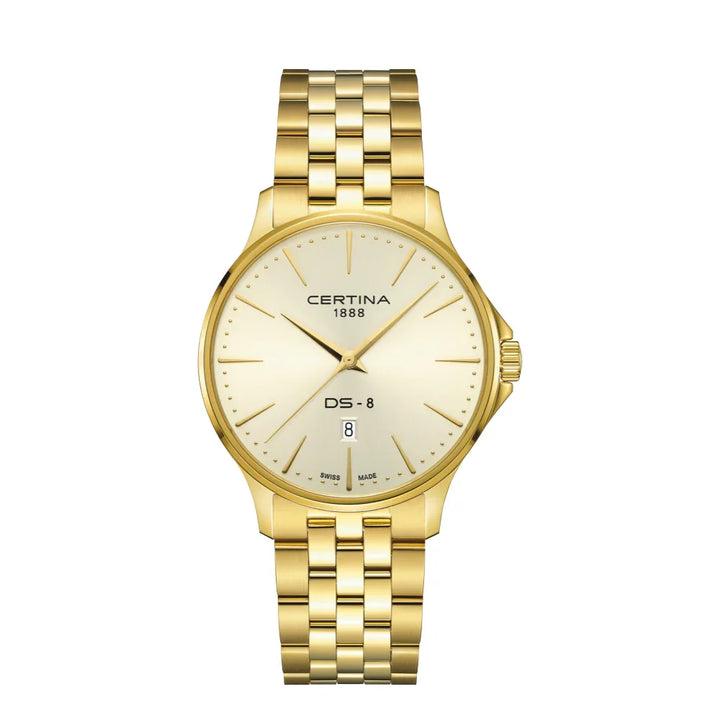 Certina DS-8 Gent Guld PVD 40mm – C0454103336100