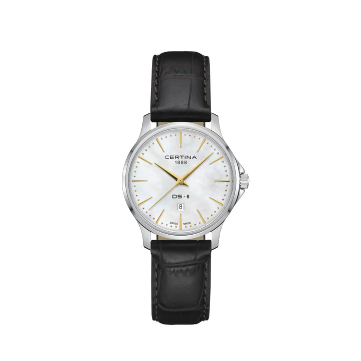 Certina DS-8 Lady 31mm m. Brun Læderrem – C0450101611100