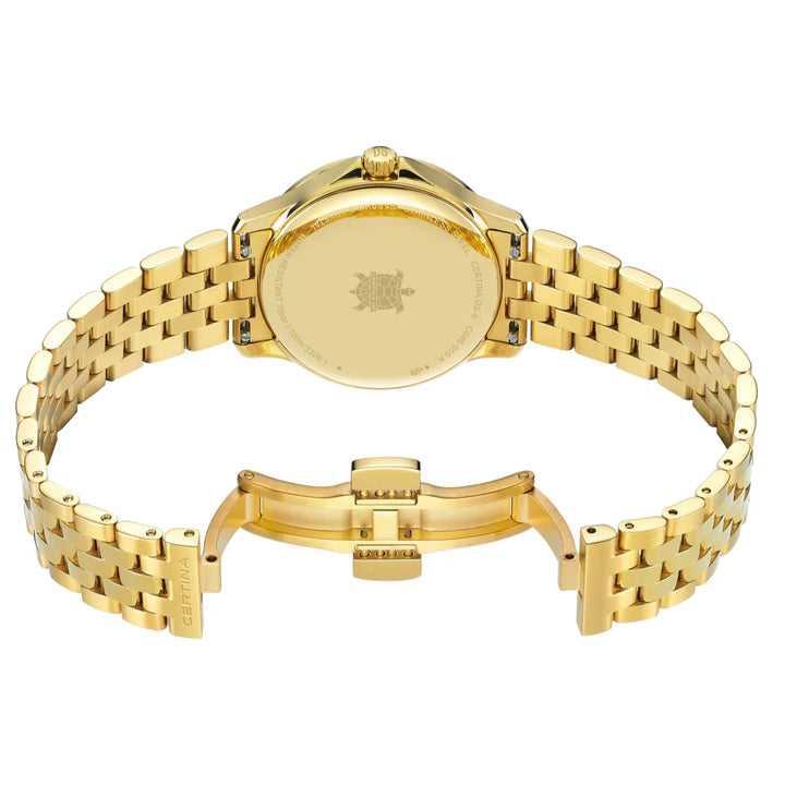 Certina DS-8 Lady 31mm m. Guld PVD – produktbillede 2