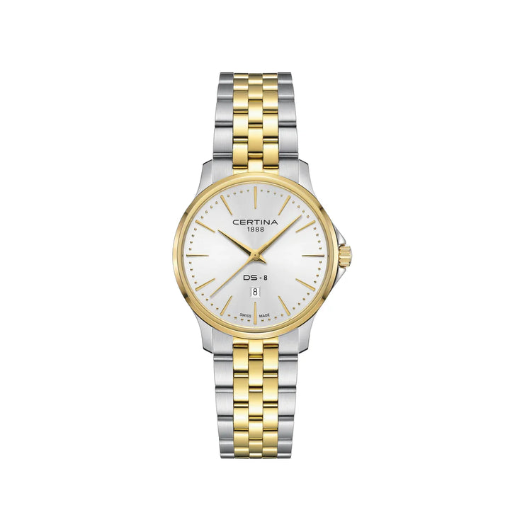 Certina DS-8 Lady Stål m. Guld PVD – C0450102203100