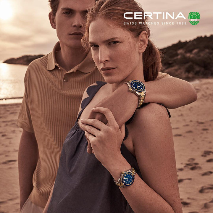 Certina DS Action Blå Urskive PVD 40mm - Quartz – produktbillede 2