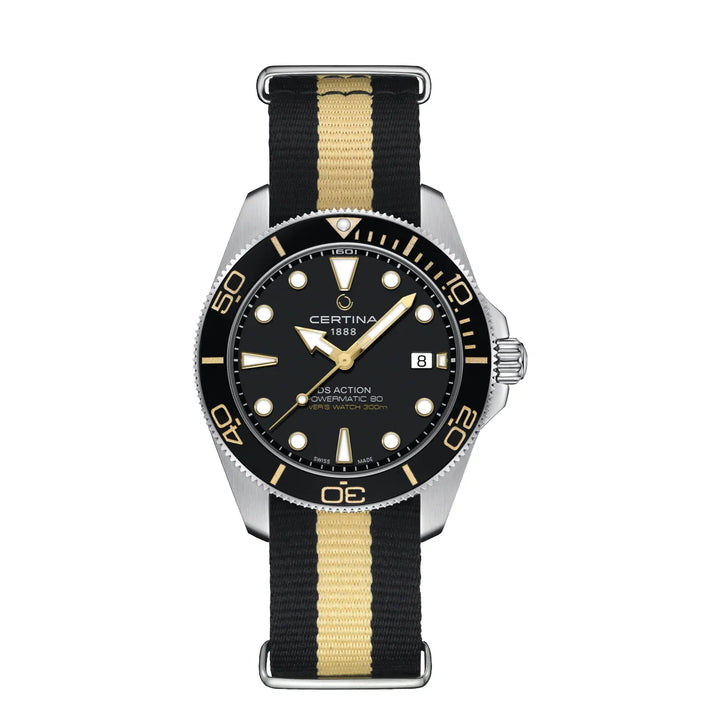 Certina DS Action Diver 40 mm Powermatic 80 - Nato Rem – C0484071805101