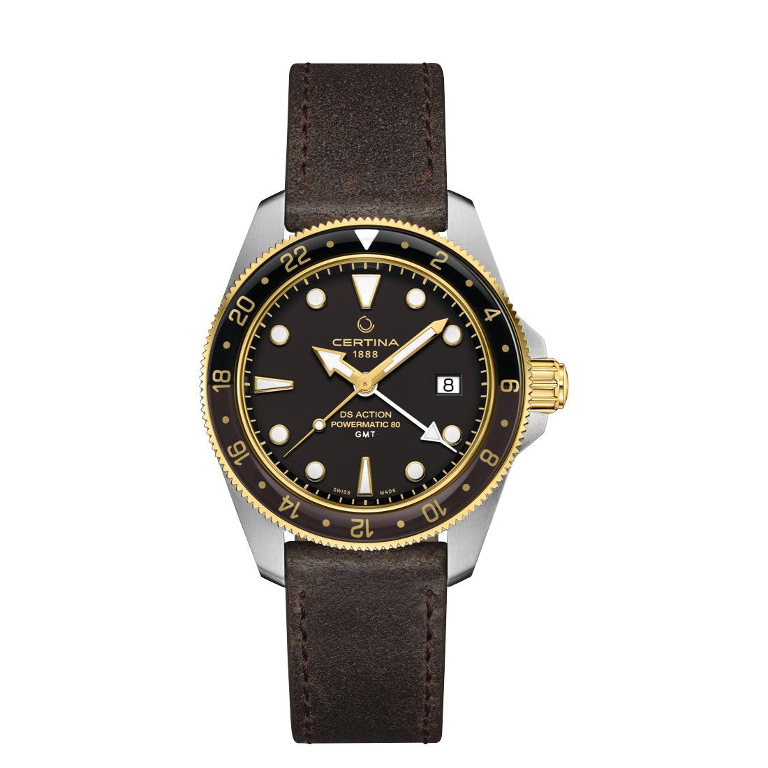 Certina DS Action GMT Powermatic 80 - Sort PVD – C0329292605100