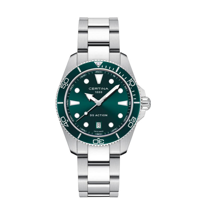 Certina DS Action Grøn Urskive - Quartz – C0484101109100