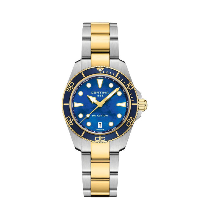 Certina DS Action Ocean Blue Perlemor 34,5mm - Quartz – C0482102213100